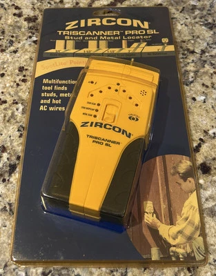 ZIRCON TRISCANNER PRO SL- STUD AND METAL LOCATOR NOS NEW SEALED - Image 1 of 2