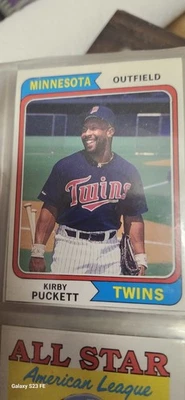 1992 Fleer Kirby Puckett #14 Minnesota Twins - Image 1 of 2