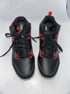 AND1 Boys 4 UPC 0195962135140   BBA142ES104 Basketball Shoe Black & Red - Picture 1 of 7