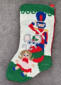 "Medias de Navidad NEEDLEPOINT VINTAGE AÑOS 80 18""" - Imagen 1 de 20