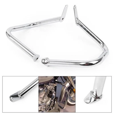 Engine Crash Bar Guard for Yamaha V Star 400/650 Classic Custom 1997-2016 Chrome Foto 1 de 4