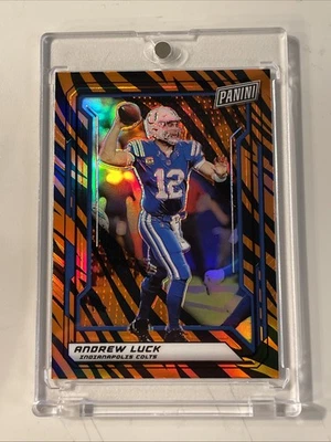 2019 Panini NFL Tiger Stripes Prizm Andrew Luck #17 - Image 1 of 2