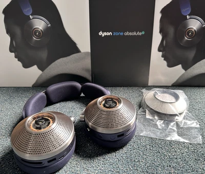 Dyson  Zone  Absolute + Prussian blue/Bright copper  Headphones and filter only - Image 1 of 4