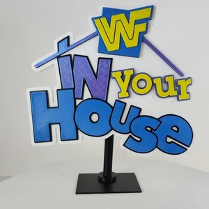 3D Wrestling printed stand | Memorabilia | Wrestling plaque | Stand included - Picture 1 of 3