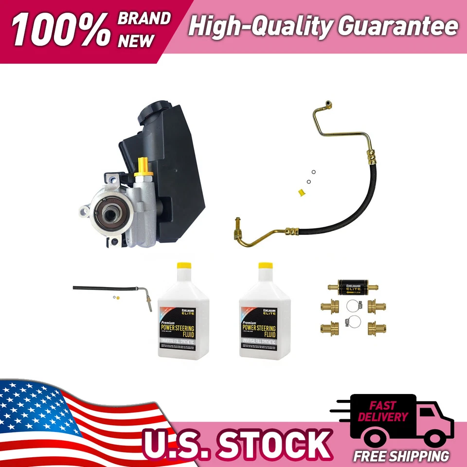 Power Steering Pump & Hoses Kit for Jeep Cherokee 1997 1998 2001 4.0L L6 - Image 1 of 1
