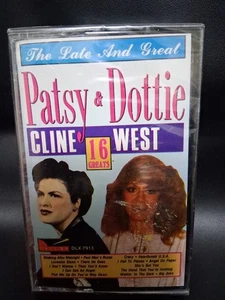 Patsy Cline And Dottie West Cassette. 16 Greatest Hits. The Late And Great. NEW - Picture 1 of 3