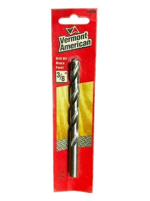 Vermont American 3/8 英寸钻头高速钢 118° 点 — 第 1/3 张图片