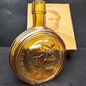 Wheaton Nuline ABRAHAM LINCOLN Presidential Decanter Bottle In Box Old Stock - Picture 1 of 7