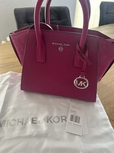 NEU Michael Kors Tasche Henkeltasche Avril Small Pink Deep Fuchsia + Staubbeutel - Bild 1 von 10