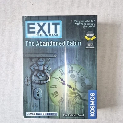 Exit The Game: The Abandoned Cabin  Bord Game Party Game 1-4 Players Age 12+  - Image 1 of 4