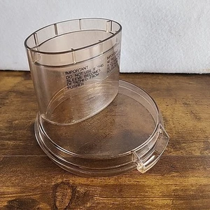 Cuisinart DLC-8F Amber Lid Replacement Part Food Processor - Picture 1 of 7