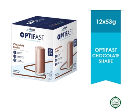 Batido de chocolate Nestlé Optifast VLCD 12 sobres | Reemplazo de comida para perder peso Foto 1 de 3