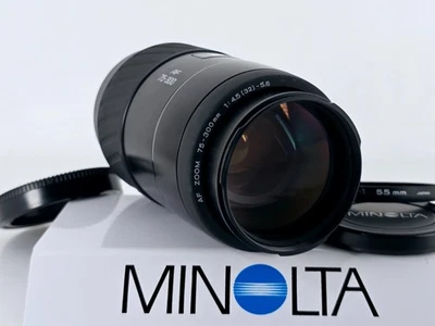 🌸[MINT] Minolta 75-300mm F4.5-5.6 AF Zoom Lerns for Sony A Mount From JAPAN - Image 1 of 4