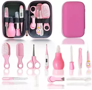 Tommee Tippee Baby Healthcare and Grooming Kit, Essential Newborn Care on pink - Picture 1 of 8