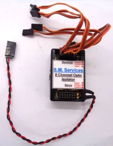 S.M SERVICES 8 CHANNEL OPTO ISOLATOR GOOD CONDITION - Picture 1 of 2