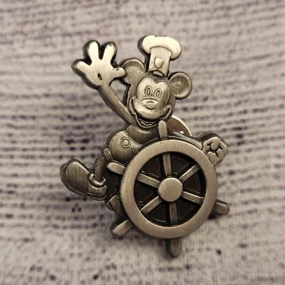 Walt Disney Florida Parks Mickey Mouse Steamboat Willie Pin - Image 1 of 2