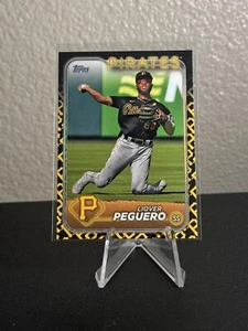 Liover Peguero 2024 Topps Series 2 #542 Team Color Logo SP Pirates🔥 - Picture 1 of 2