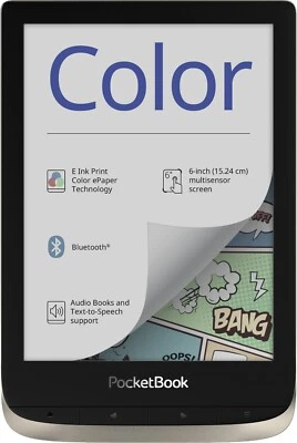 Pocketbook PB633 PocketBook Color 6" E-ink Screen Book Reader WiFi 16GB Memory - Image 1 of 4