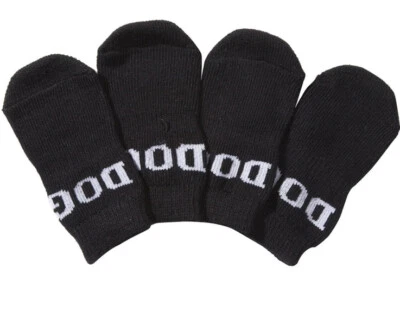 Pet Life 防滑狗袜带橡胶微型握把 3 包 4 袜 — 第 1/3 张图片