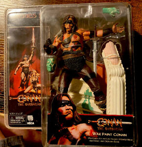 NECA Conan the Barbarian Series 1 War Paint Conan Figure New 2008 