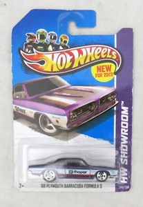Hot Wheels HW Showroom '68 Plymouth Barracuda Formula S Mopar púrpura - Imagen 1 de 1