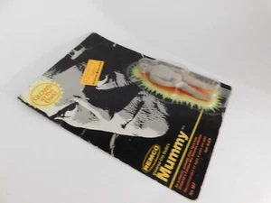 Vintage 1980 Remco Glow Burst Carded Mummy  3 3/4" Action Figure Clear Sealed - Picture 1 of 16