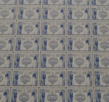 #794 5 cent Navy Seal full mint sheet of 50 stamps MNH OG