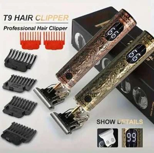 Cortadora de pelo profesional T9 para hombre afeitadora eléctrica inalámbrica para barba - Imagen 1 de 22