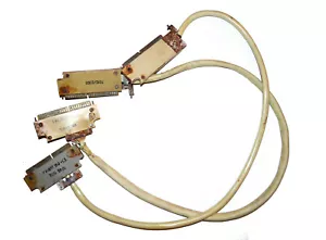 2x Vintage 1960er Jahre Bus & Etikett weiß Kupferkabel UdSSR Mainframe 24-PIN IBM Standard - Bild 1 von 11