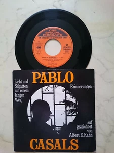 PABLO CASALS Erinnerungen aufgezeichnet von Albert E.Kahn *RARE VINYL SINGLE* - Foto 1 di 2