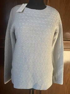 Rachel Zoe light grey metallic sweater M free shipping $29.99 - Picture 1 of 8