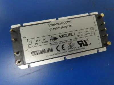 Vicor V28A28H200BN Isolated DC/DC Converter - Through Hole H 103628 28v 7.14A - Image 1 of 2