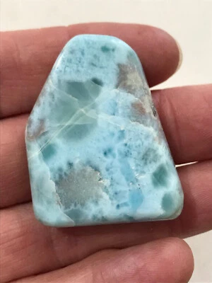 1 Larimar Handschmeichler, Edelstein Mineral Dominkanische Rep. (Sch7-1) - Bild 1 von 4