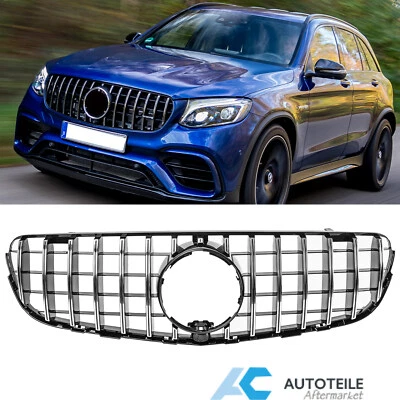 Kühlergrill Sport Grill chrom für Mercedes GLC X253 C253 2015-2019 - Bild 1 von 4