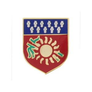 ECU EMAILLE COMMANDEMENT DE LA GUADELOUPE POUR CUIRASSE GENDARMERIE NATIONALE - Picture 1 of 1