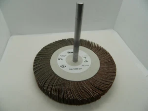 1 x LUKAS Ø 125 x 15 Korn= NK80 Fächerschleifer Schleifmop Schleifstift SFM  - Bild 1 von 6
