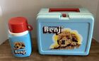 VINTAGE BENJI PLASTIC LUNCH BOX w/THERMOS (missing Stopper)