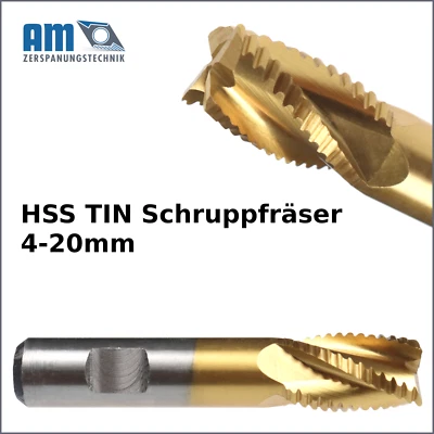 HSS Fräser Schruppfräser HSS-TIN - Bild 1 von 3