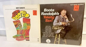 Boots Randolph's Yakety Sax & Hit Boots 33 RPM Records! - Imagen 1 de 3