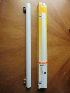 VALORE! BASE IN METALLO OSRAM LINESTRA 60W S14s OPAL bianco SPC. Lampada di linea LIN1604 - Foto 1 di 7