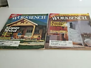 Workbench Woodworking Magazine June and August 2002 Lot 2 issues - Foto 1 di 7