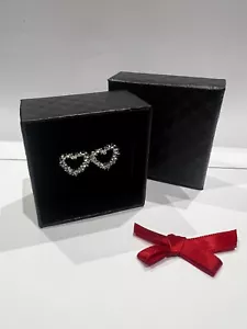 925 Sterling Silber Herz Ohrstecker | Perfekt für empfindliche Haut | Valentinstag - Bild 1 von 8