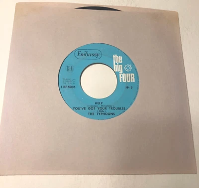 The Typhoons The Starlings Joan Baxter 7" 45 Record EP The Big Four No. 5 Help / - Image 1 of 4