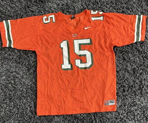 Miami Hurricanes Jersey Men Orange Jim Kelly 15 Brad Kaaya Football Nike Cover
