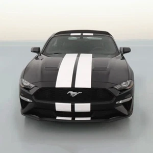 10" VINYL RALLY STRIPES RACING STRIPE KIT HOOD TRUNK ROOF For FORD MUSTANG - Picture 1 of 10
