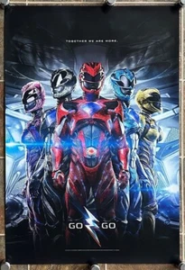 POWER RANGERS - 2017 - Original 27x40 ADVANCE "B" Movie Poster - BRYAN CRANSTON - Picture 1 of 1