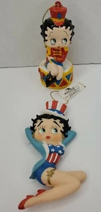 BETTY BOOP Kurt S. Adler Patriotic Ornament USA America w/ tag free bonus! - Picture 1 of 6