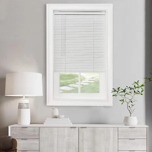 Cordless Light Filtering Mini Blind - 52 Inch Length, 64 Inch Height, 1" Slat - Picture 1 of 6