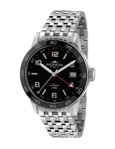 Orologio Mondia Heritage MI-823-SS-BK-CM automatico GMT - Imagen 1 de 1