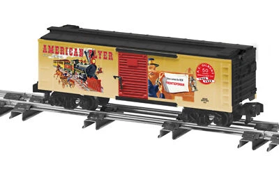 Lionel 48385 S Scale American Flyer 1959 Catalog Art Boxcar - Image 1 of 4